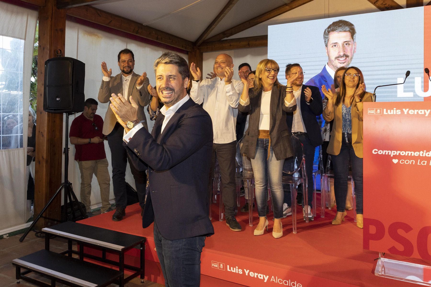 Acto electoral del PSOE en La Laguna