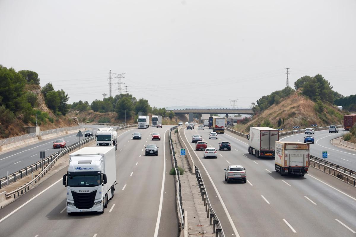 El radar que más multa de España, A7 a la altura de la Canyada en Valencia