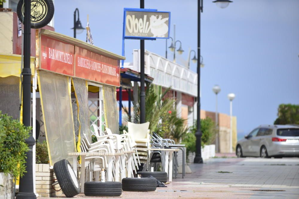 Controles policiales en La Manga