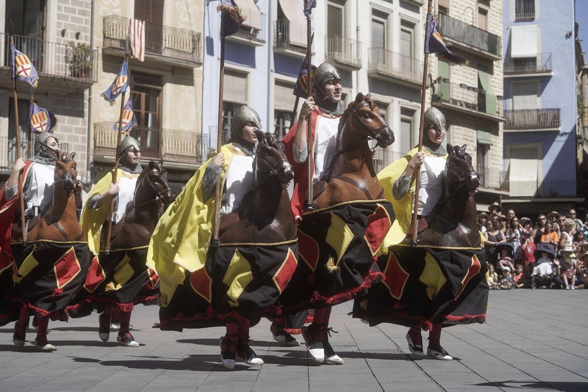 La imatgeria ha generat una gran expectació durant el diumenge de Festa Major de Manresa
