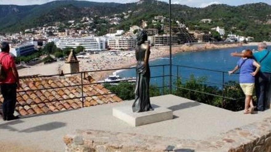 La placeta Ava Gardner, de Tossa de Mar.