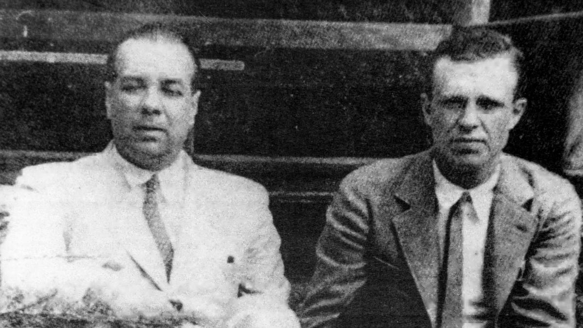Jorge Luis Borges y Adolfo Bioy Casares.
