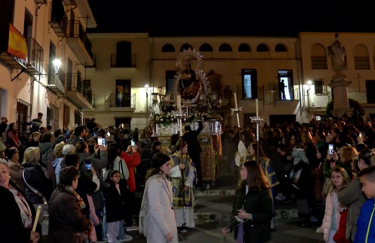 La Magna de Priego ha comenzado el traslado en la noche de este jueves.