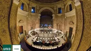 Belleza, luminosidad y encanto: así es la biblioteca de Madrid que parece un castillo de cuento