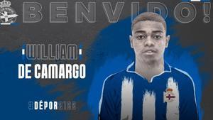 William de Camargo nuevo jugador del deportivo