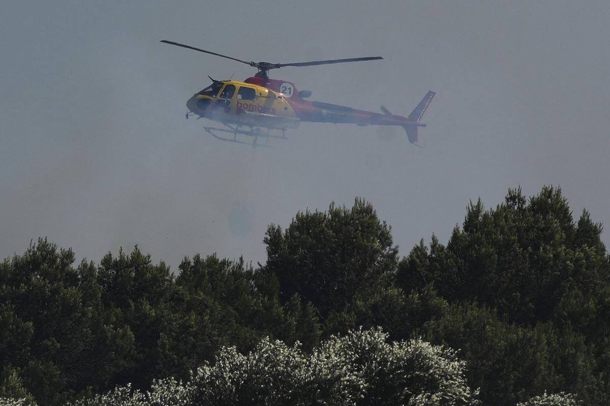 Les imatges de l'incendi de Vilavenut Les imatges de l'incendi de Vilavenut