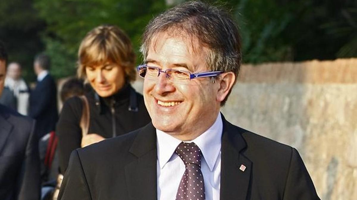 El 'exconseller' de Governació Jordi Ausàs en un acto público a finales del 2010.