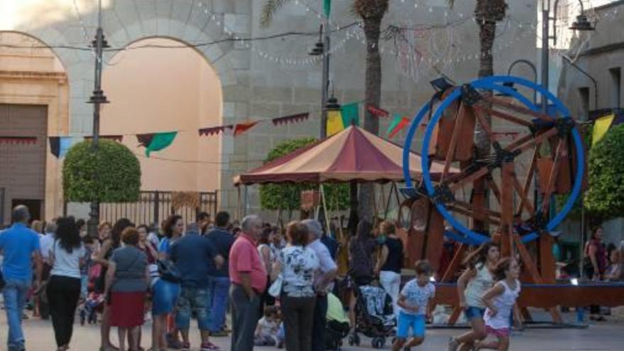 Espectáculos Dragón Negro también actuó en el mercado medieval.