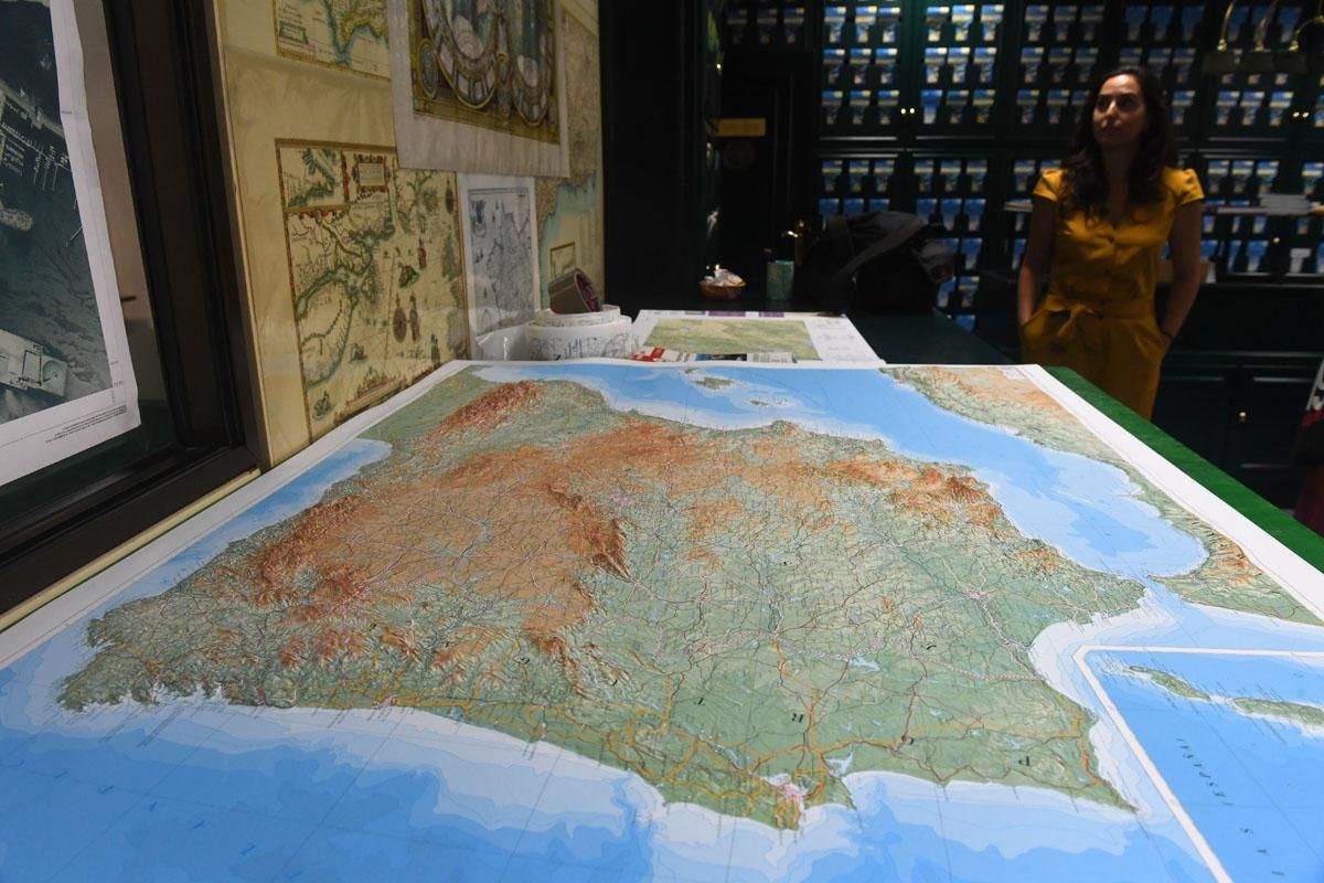 La Casa del Mapa de A Coruña estrena un servicio de mapa a la carta