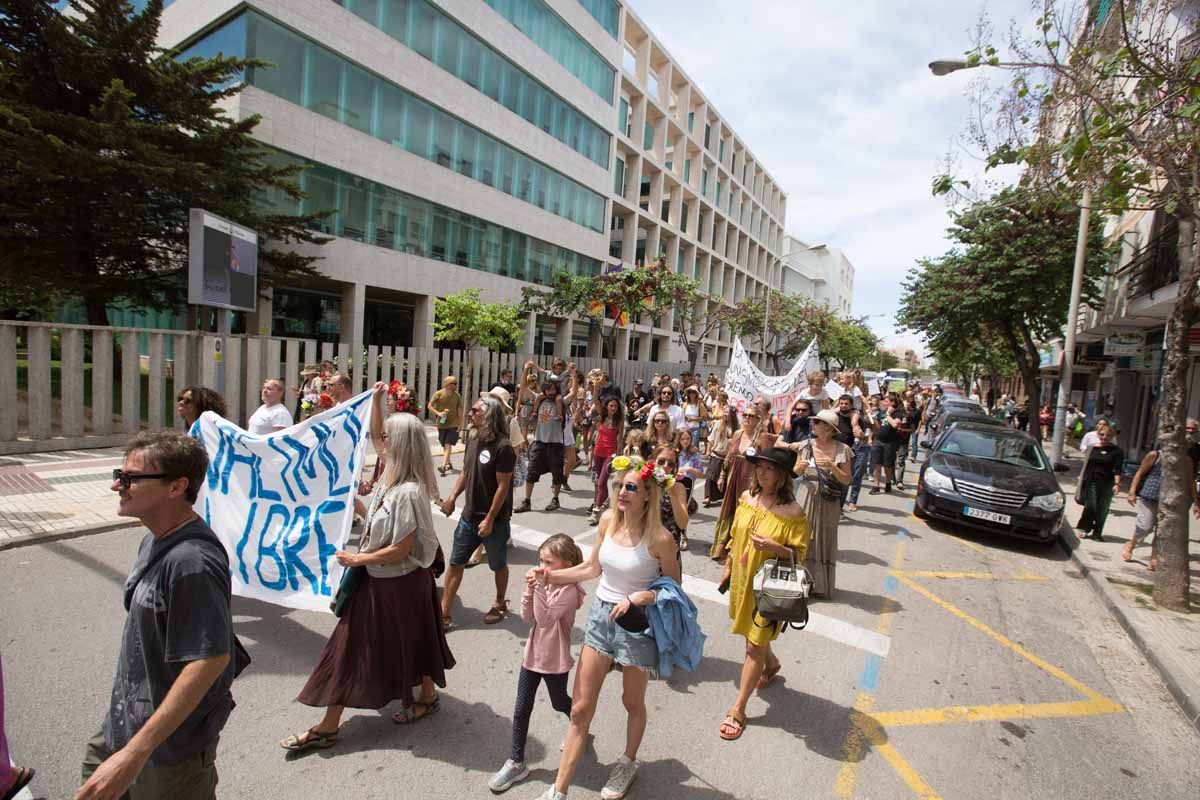 Manifestación Ibiza Respira en Ibiza