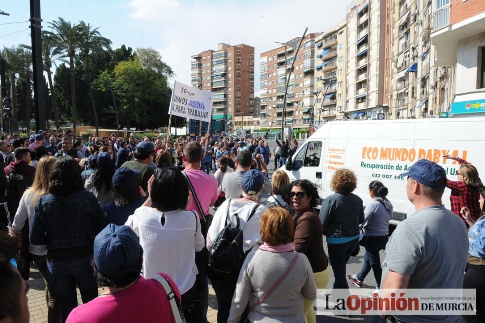 Manifestación de los agricultores por el Mar Menor en Murcia