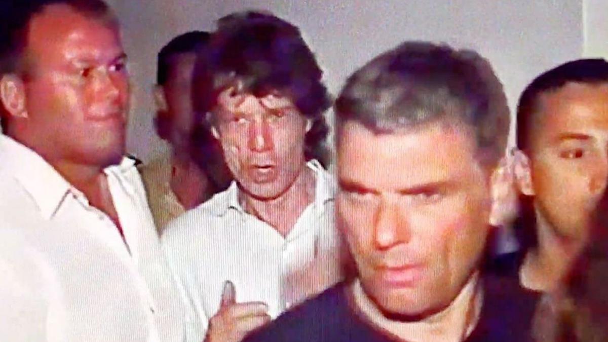 Jagger en la fiesta de apertura del restaurante Naïf en el año 2000.