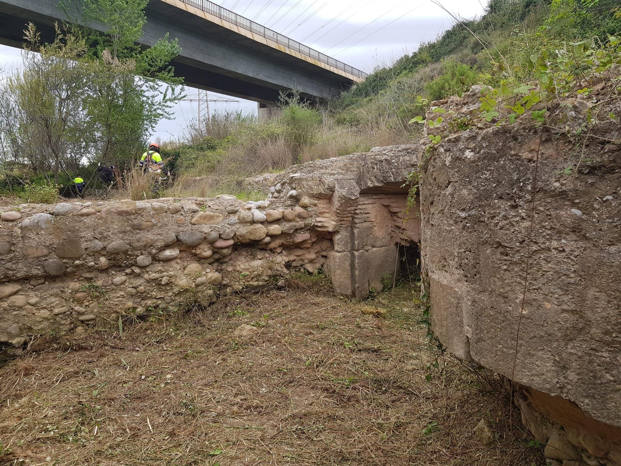 Así queda ahora el renovado azud dels Corrents en el paraje del Millars