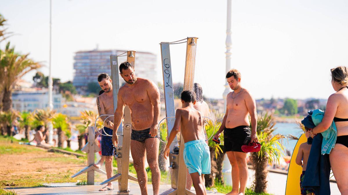 Las duchas en las playas ya no están permitidas en Vigo.