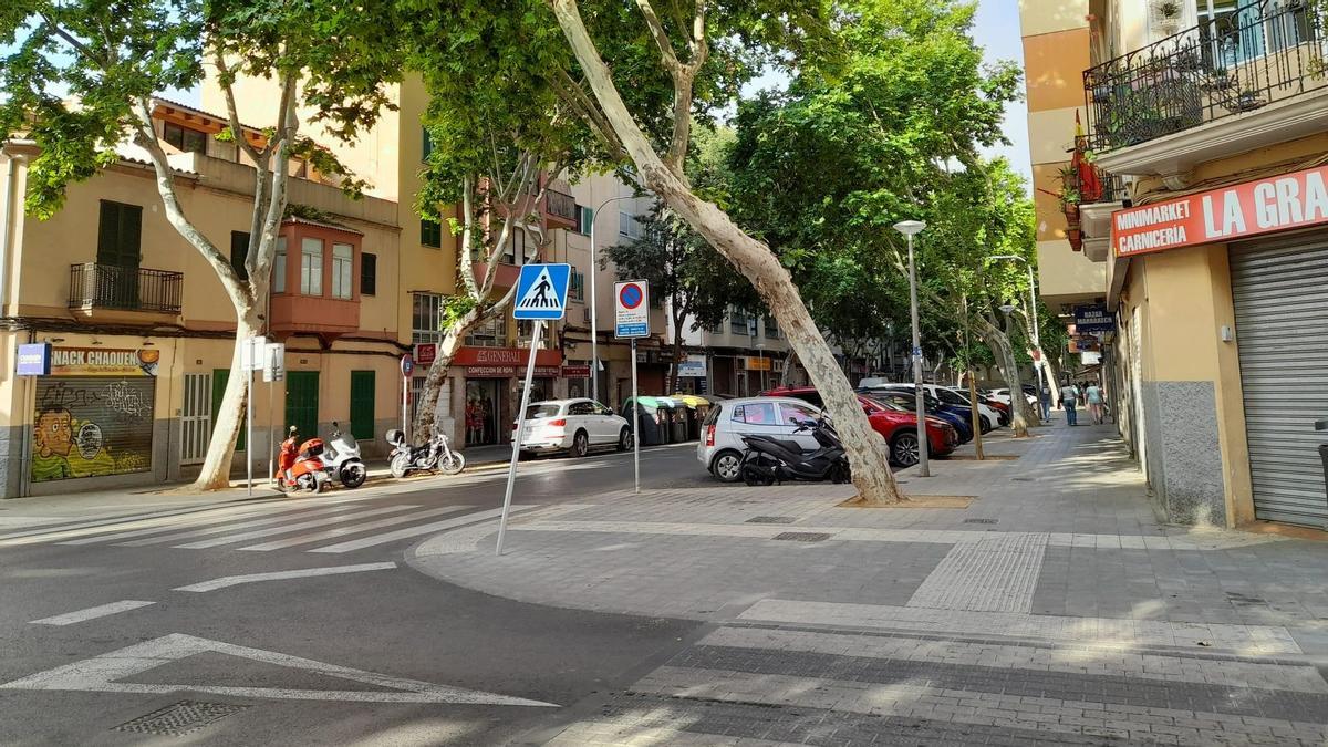 Mejoras de accesibilidad en la calle Arquebisbe Aspàreg.