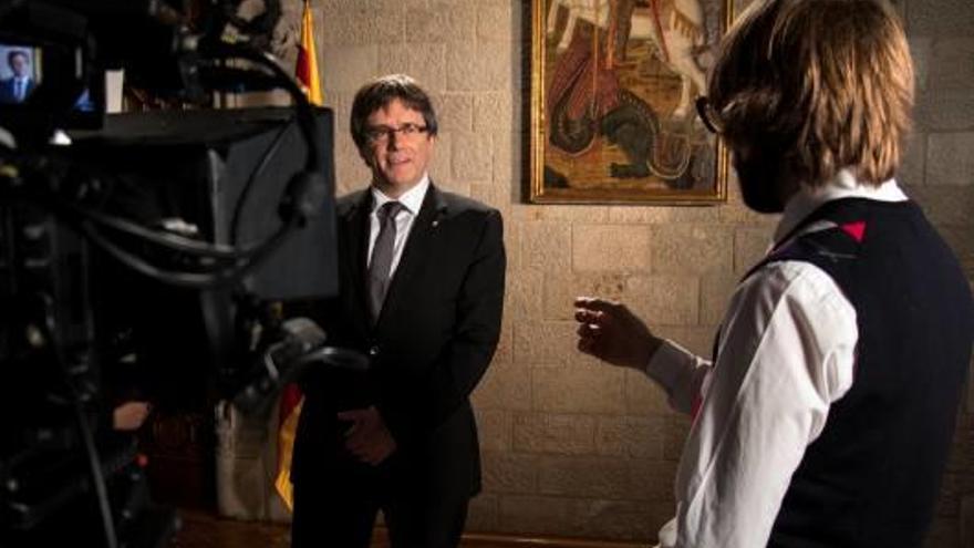 Carles Puigdemont  és el protagonista de «L&#039;últim gran dictat»