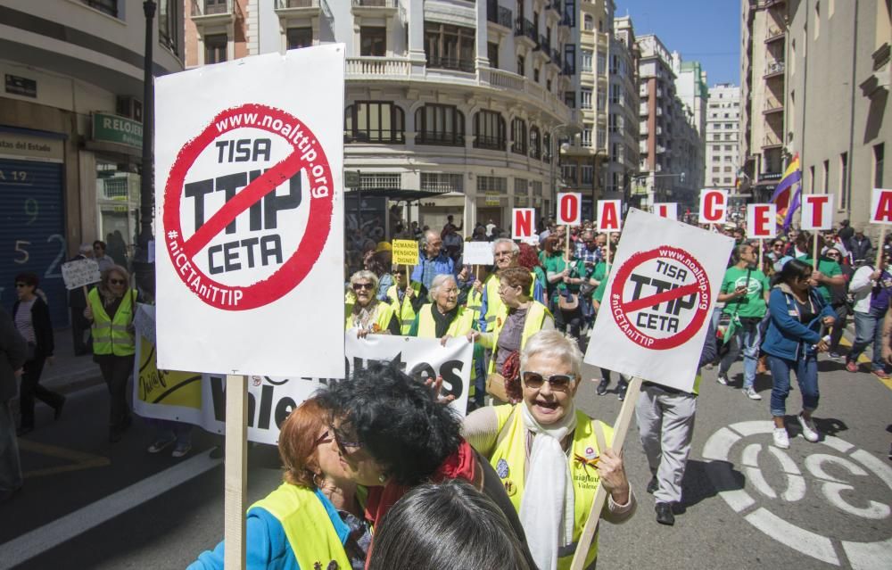 Manifestación del Día del Trabajo en València