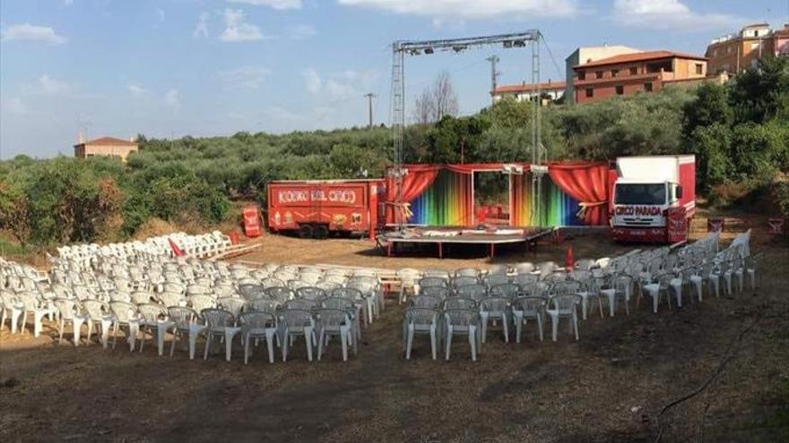 Los valverdeños podrán ver el circo en Villamiel