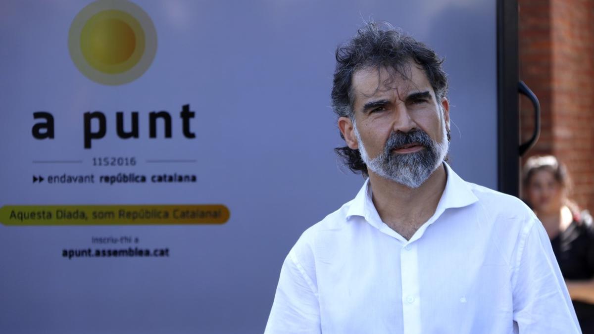 El presidente de Òmnium Cultural, Jordi Cuixart.