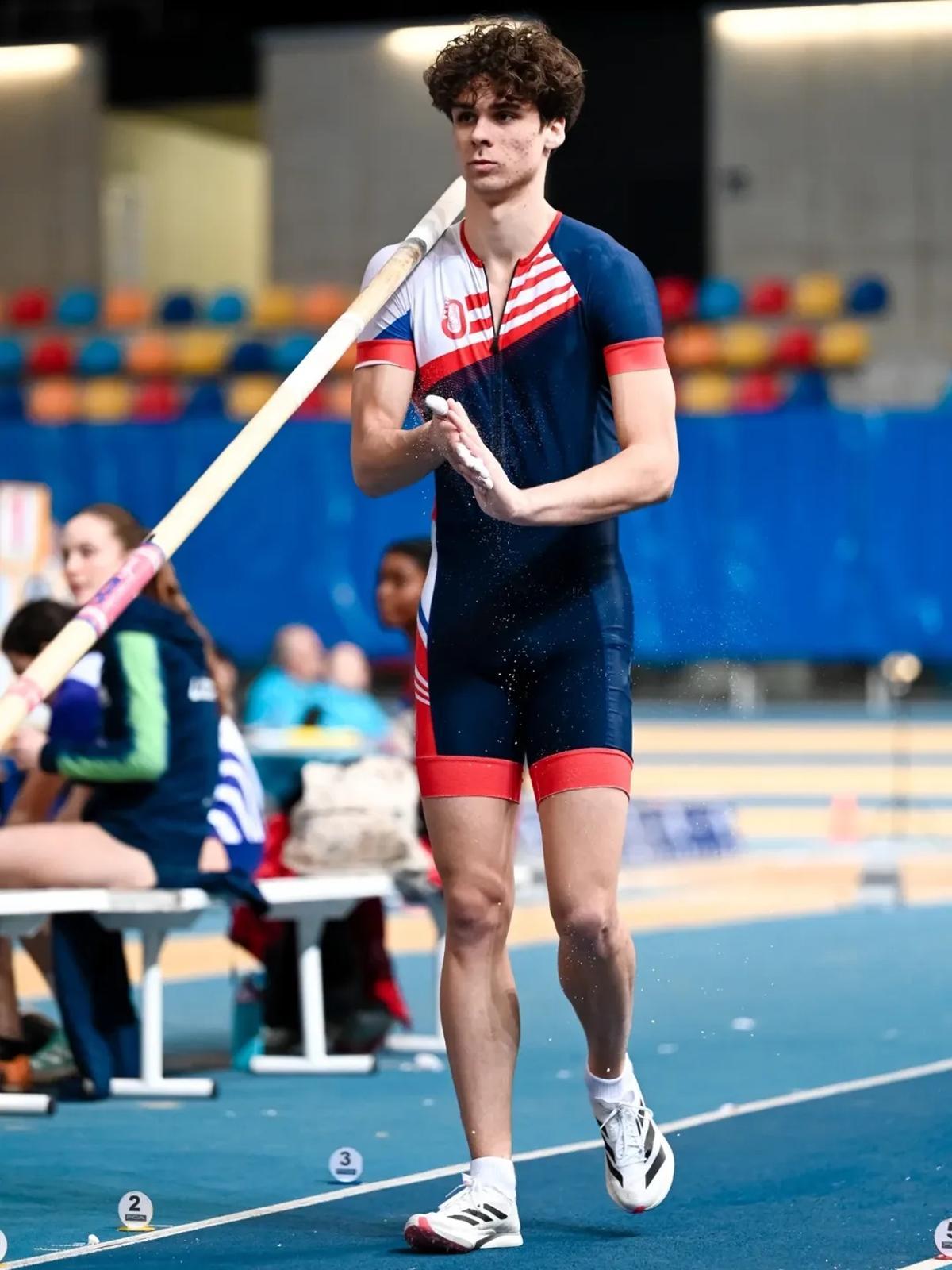 Martí Serra està fent una molt bona temporada de pista coberta
