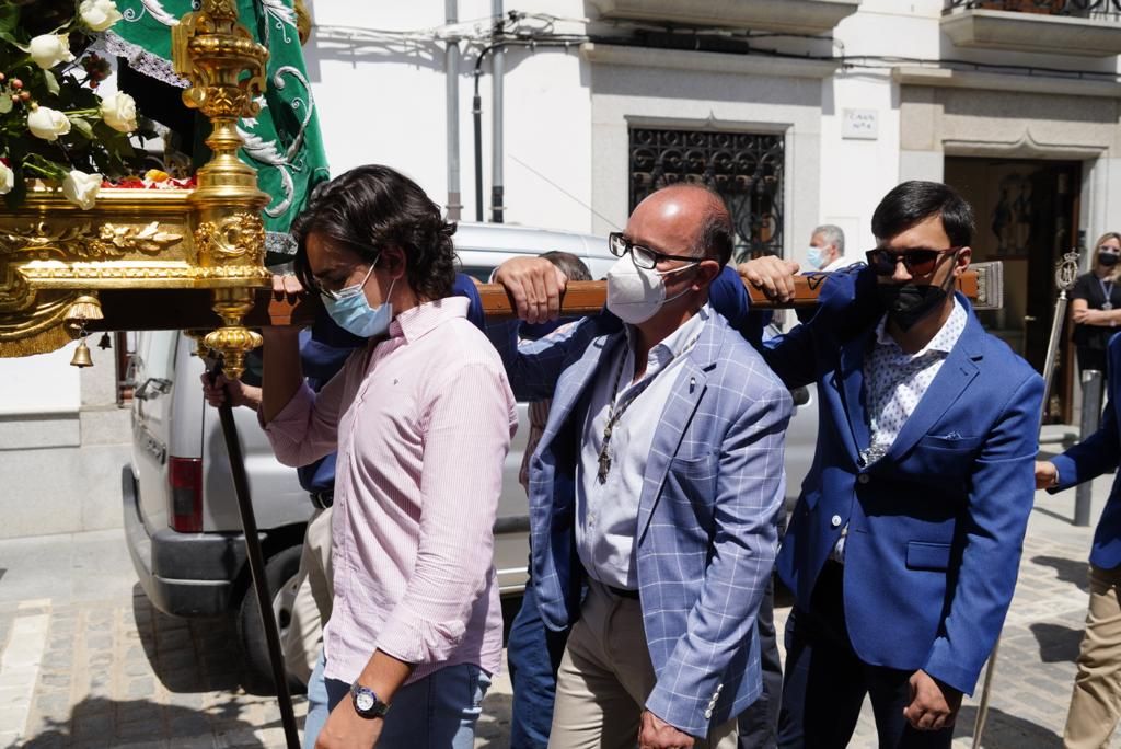 La Virgen de Luna procesiona en Villanueva de Córdoba