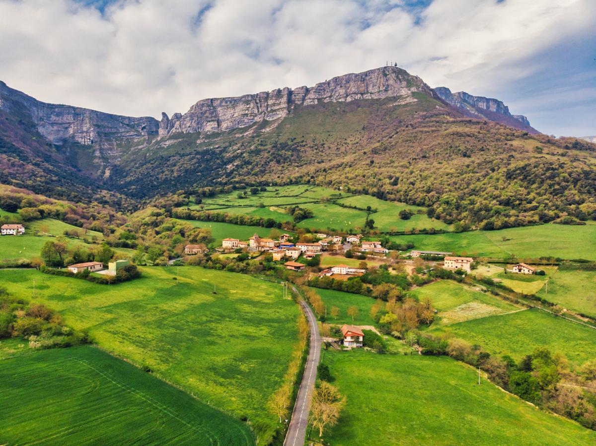 Alrededores de Orduña, en el País Vasco.
