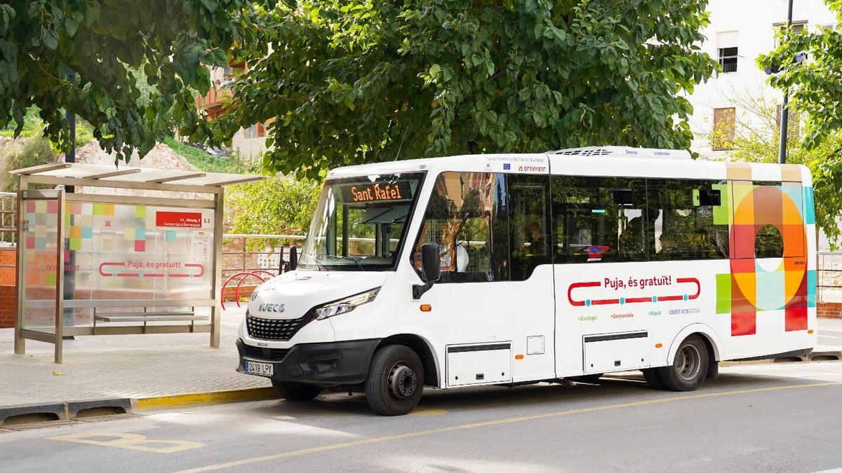 El autobús urbano de Ontinyent.