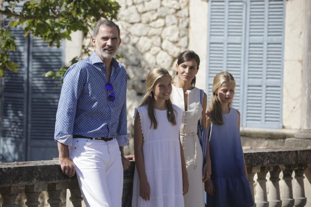 La Familia Real visita Son Marroig y se despide de Mallorca