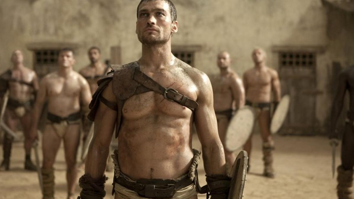 Andy Whitfield, en una imagen de la serie.