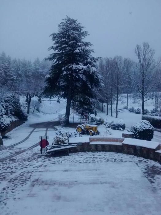 La nevada a Sant Hilari Sacalm