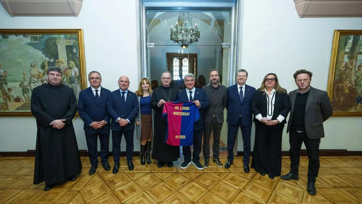 Montserrat se teñirá de azulgrana