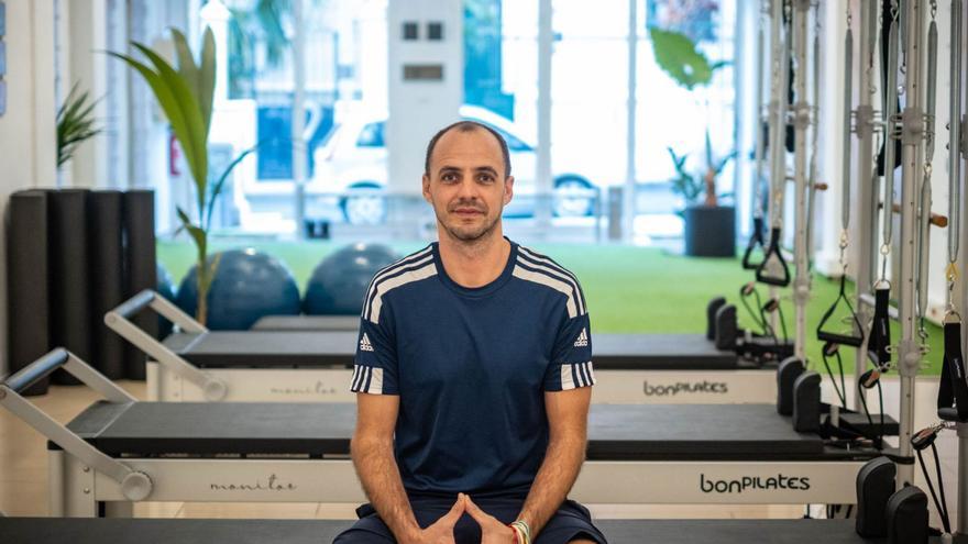 Enrique Guerra en su centro, Natura Pilates. ed