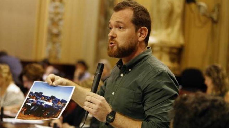 David Abril, portavoz de Més en el Parlament.