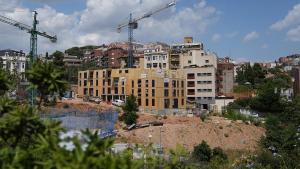 Viviendas en construcción en Vallcarca