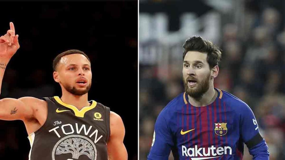 Stephen Curry se compara a Leo Messi