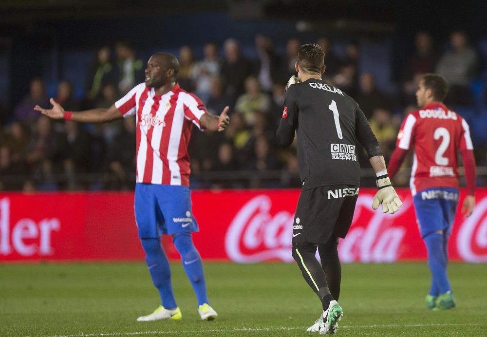 El partido del Villarreal y el Sporting, en imágenes