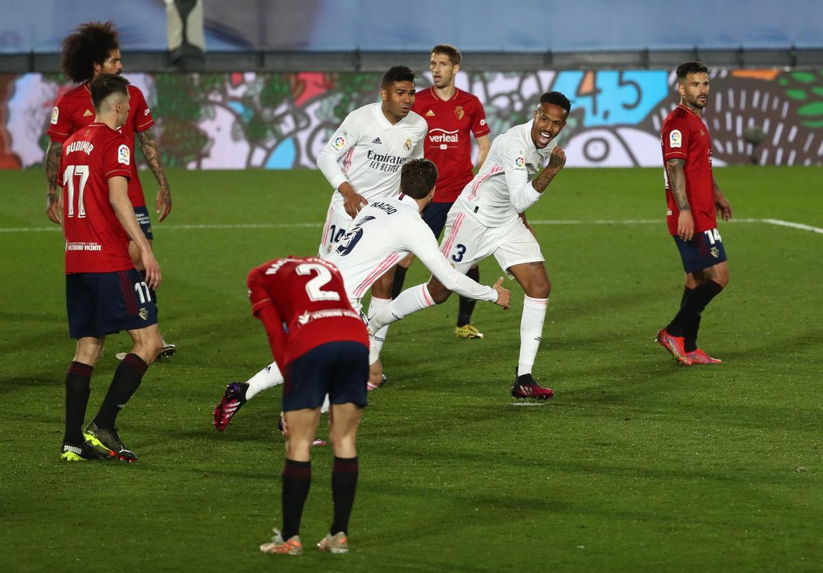 El Madrid guanya l’Osasuna i segueix en la lluita per la Lliga