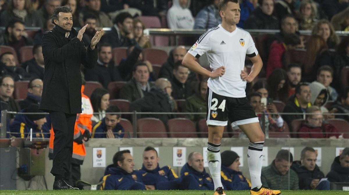 aguasch32656039 barcelona    03 02 2016     luis enrique aplaude a160615203854
