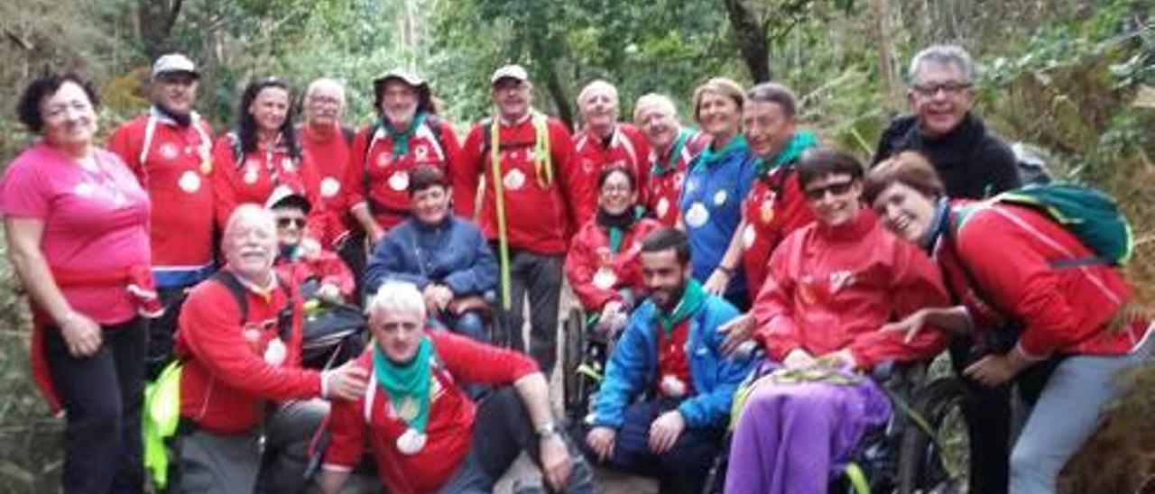 El grupo de AMIF con miembros de este colectivo