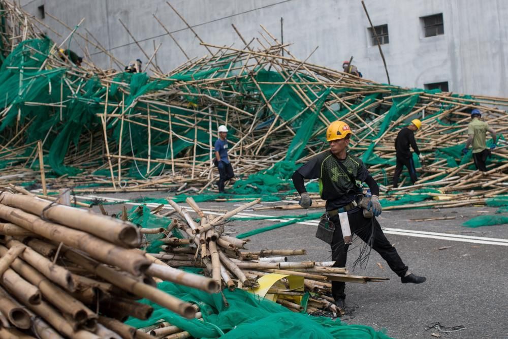 Mangkhut también siembra el caos en el sureste de China y deja más de 200 heridos