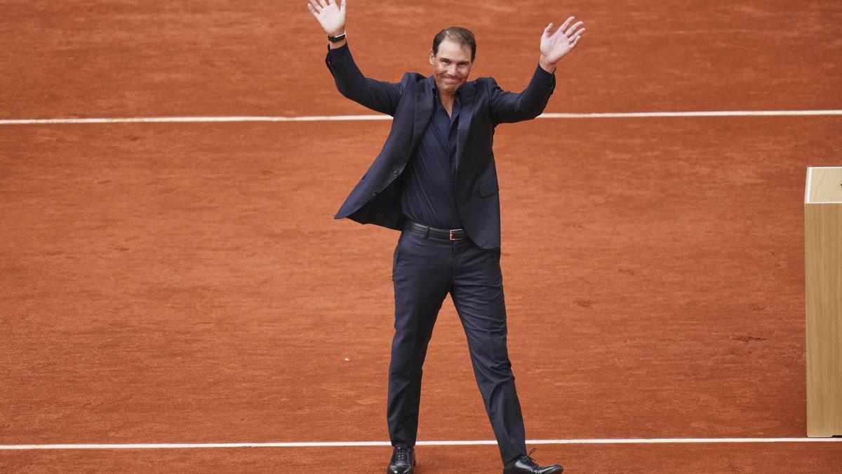 FOTOS | Roland Garros homenajea a Rafa Nadal