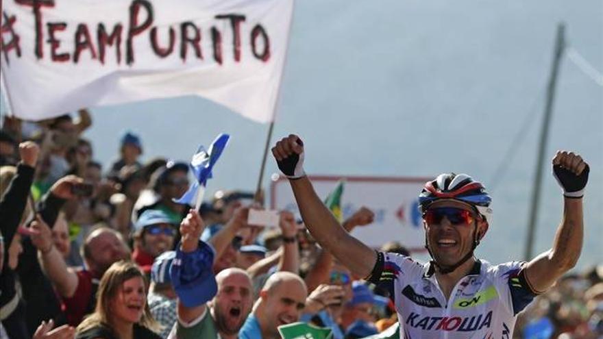 Purito se exhibe en los Picos de Europa
