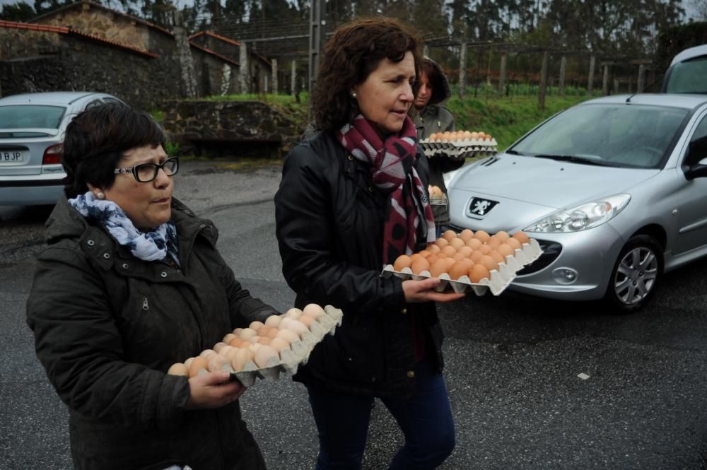 A por el bollo de Ribadumia