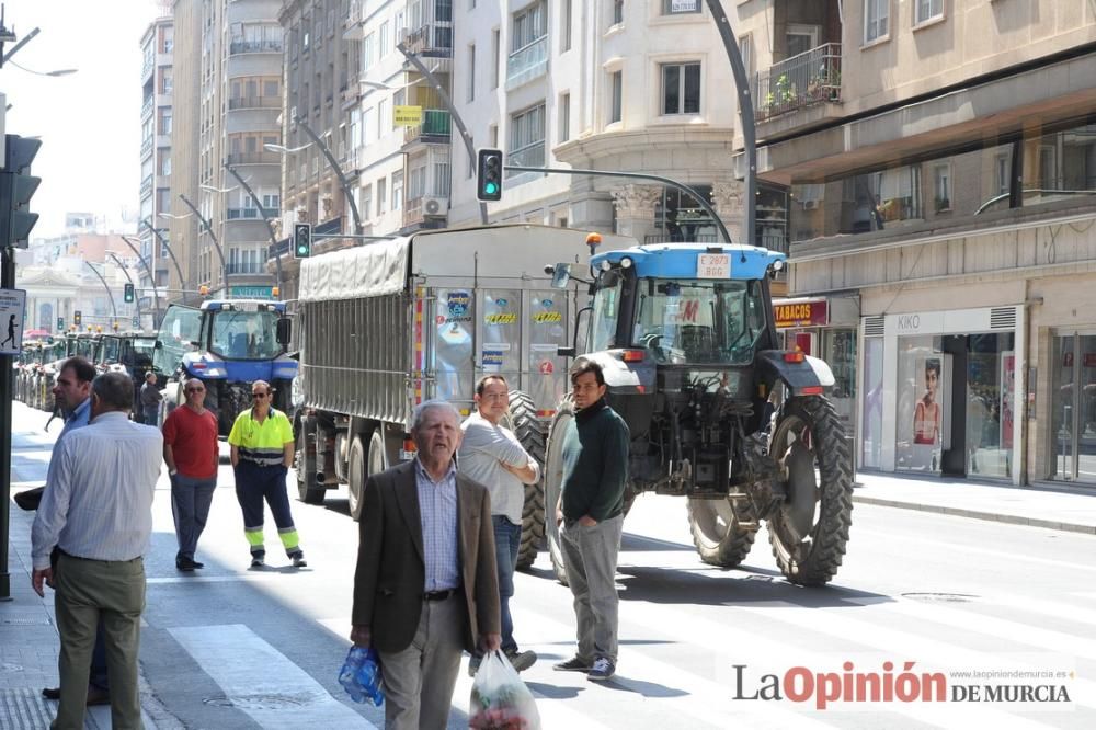 Manifestación de los agricultores por el Mar Menor en Murcia