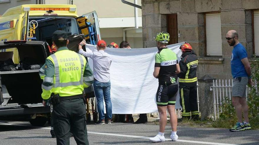 Un ciclista pontevedrés fallece en Poio al ser arrollado por un conductor de 82 años