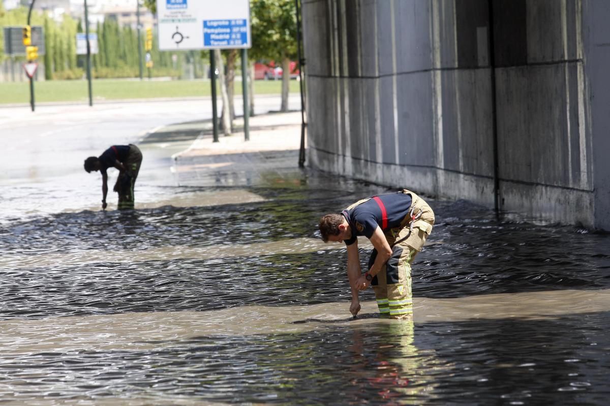 Fotogalería /Inundaciones por tormentas en Zaragoza