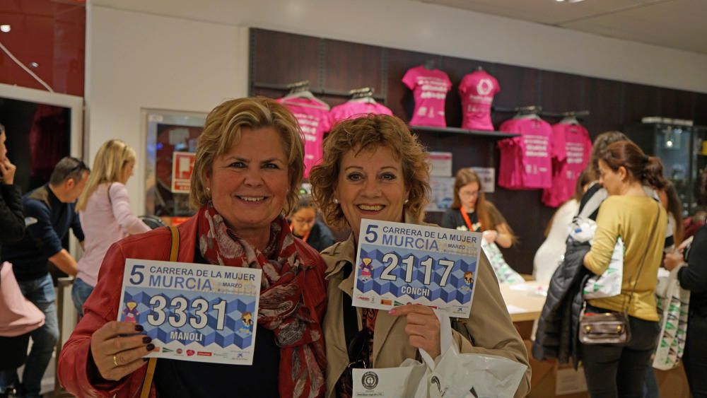 Carrera Mujer Murcia 2020: Recogida de dorsales (Viernes)