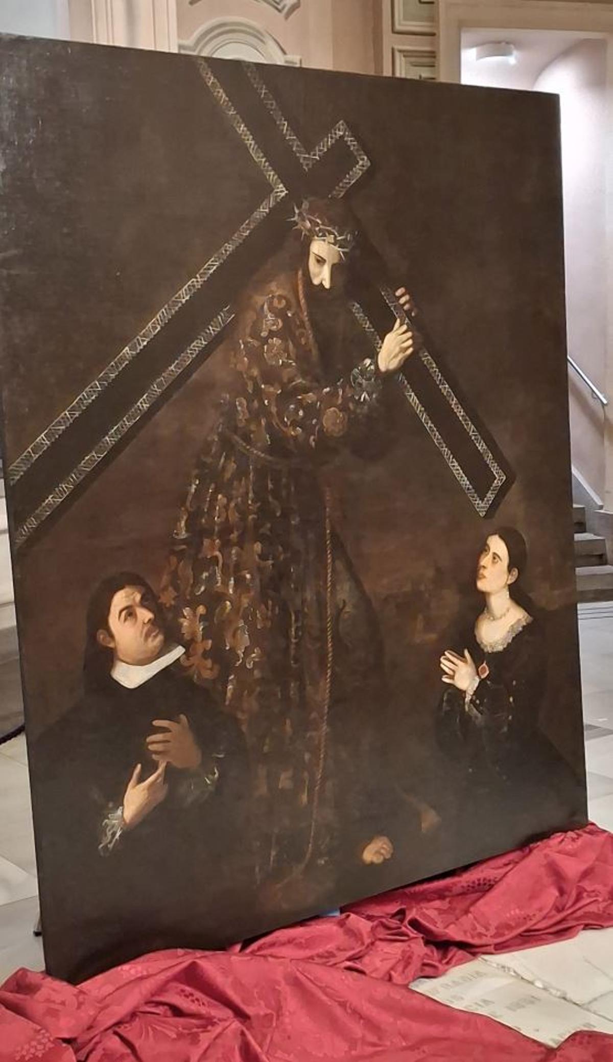 La obra ‘Nuestro Padre Jesús Nazareno con donantes’