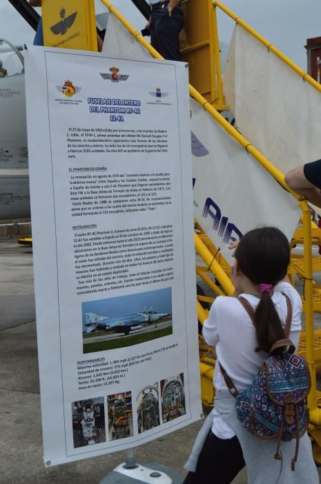 Aviones del festival aéreo de Gijón