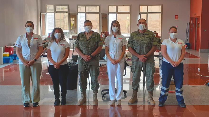 Hemodonación celebró una campaña de donación de sangre entre el colectivo de la Base Militar Alemán Ramírez